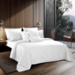 Picture of AKEMI Home Wellness TENCEL™ Lyocell Quilt Cover Set 1200TC - Surrey Snow White (Queen/King)