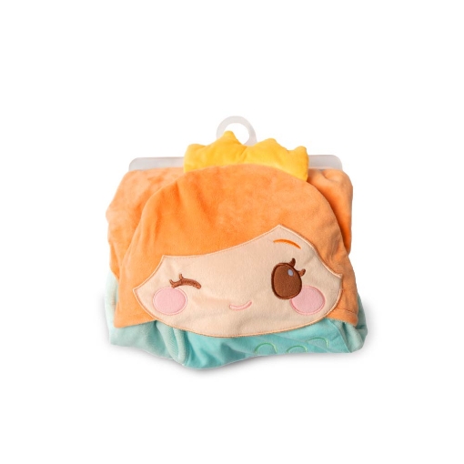 Picture of AKEMI Kids Cotton Hooded Towel - Princess Mermaid (60cm x 120cm)