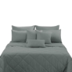 Picture of ai by AKEMI Colourkissed Collection Comforter Set | 100% MicroXT 700TC - Faded Teal (Super Single/Queen/King)