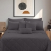 Picture of ai by AKEMI Colourkissed Collection Comforter Set | 100% MicroXT 700TC - Ash Grey (Super Single/Queen/King)