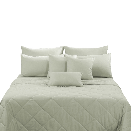 Picture of ai by AKEMI Colourkissed Collection Comforter Set | 100% MicroXT 700TC - Calm Pistachio (Super Single/Queen/King)