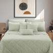 Picture of ai by AKEMI Colourkissed Collection Comforter Set | 100% MicroXT 700TC - Calm Pistachio (Super Single/Queen/King)