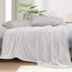 Picture of AKEMI Colourlush Flannel Blanket - Brilliant White (150cm x 200cm)