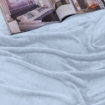 Picture of AKEMI Colourlush Flannel Blanket - Horizon Blue (150cm x 200cm)