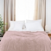 Picture of AKEMI Colourlush Flannel Blanket - Coral Blush (150cm x 200cm)