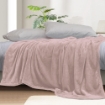 Picture of AKEMI Colourlush Flannel Blanket - Coral Blush (150cm x 200cm)