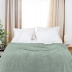 Picture of AKEMI Colourlush Flannel Blanket - Irving Green (150cm x 200cm)