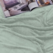 Picture of AKEMI Colourlush Flannel Blanket - Irving Green (150cm x 200cm)