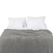 Picture of AKEMI Colourlush Flannel Blanket - Warm Grey (150cm x 200cm)