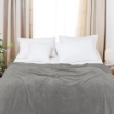 Picture of AKEMI Colourlush Flannel Blanket - Warm Grey (150cm x 200cm)