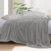 Picture of AKEMI Colourlush Flannel Blanket - Warm Grey (150cm x 200cm)