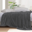 Picture of AKEMI Colourlush Flannel Blanket - Onyx Grey (150cm x 200cm)