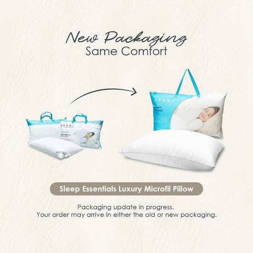 Picture of AKEMI Sleep Essentials Luxury Microfil Pillow [1pc/2pcs] (48cm x 74cm)