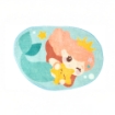 Picture of AKEMI Kids Anti Slip Microfibre Bath Mat - Mermaid Star (50cm x 61.3cm)