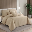 Picture of AKEMI Lyocell Colour Radiant Quilt Cover Set 900TC - Honey Oak (Super Single/ Queen/ King)