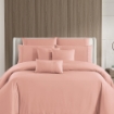 Picture of AKEMI Lyocell Colour Radiant Quilt Cover Set 900TC - Blossom Peach (Super Single/ Queen/ King)