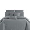 Picture of AKEMI Lyocell Colour Radiant Quilt Cover Set 900TC - Steel Grey (Super Single/ Queen/ King)