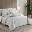 Picture of AKEMI Lyocell Colour Radiant Fitted Sheet Set 900TC - Noetric Ash (Super Single/ Queen/ King)