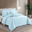 Picture of AKEMI Lyocell Colour Radiant Fitted Sheet Set 900TC - Candy Blue (Super Single/ Queen/ King)