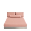 Picture of AKEMI Lyocell Colour Radiant Fitted Sheet Set 900TC - Blossom Peach (Super Single/ Queen/ King)