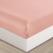 Picture of AKEMI Lyocell Colour Radiant Fitted Sheet Set 900TC - Blossom Peach (Super Single/ Queen/ King)