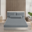 Picture of AKEMI Lyocell Colour Radiant Fitted Sheet Set 900TC - Steel Grey (Super Single/ Queen/ King)