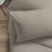 Picture of AKEMI Cotton Essentials Colour Home Divine Fitted Sheet Set 600TC - Sunset Taupe (Super Single/Queen)