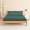Picture of AKEMI Cotton Essentials Colour Home Divine Fitted Sheet Set 600TC - Coastal Teal (Super Single/Queen)