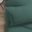 Picture of AKEMI Cotton Essentials Colour Home Divine Fitted Sheet Set 600TC - Coastal Teal (Super Single/Queen)
