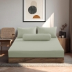 Picture of ai by AKEMI Colourkissed Collection Fitted Sheet Set | 100% MicroXT 700TC - Calm Pistachio (Super Single/Queen/King)