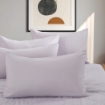 Picture of ai by AKEMI Colourkissed Collection Fitted Sheet Set | 100% MicroXT 700TC - Winter Lilac (Super Single/Queen/King)