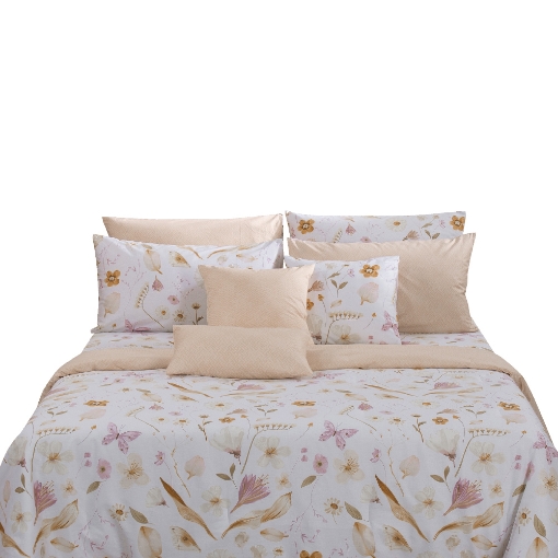 Picture of AKEMI Cotton Twill Adore Lightweight Comforter Set 850TC - Fiore (Queen/ King)