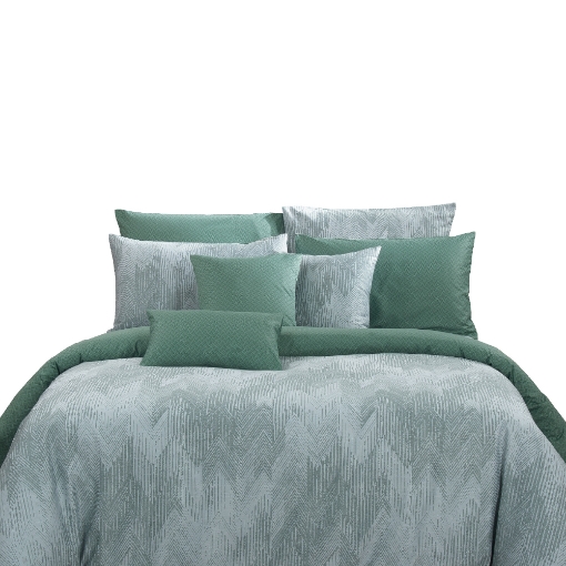 Picture of AKEMI Cotton Twill Adore Quilt Cover Set | 100% Cotton 850TC - Iggy (Super Single/Queen/King)