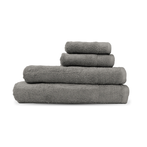 Picture of AKEMI Luxe Luxor Egyptian Cotton Face Towel - Formal Gray ( 33cm x 33cm)