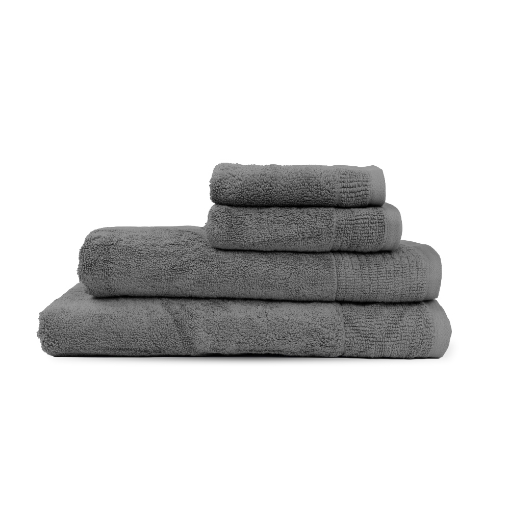 Picture of AKEMI Luxe Luxor Egyptian Cotton Hand Towel - Steal Gray (41cm x 76 cm)