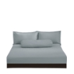 Picture of AKEMI TENCEL™️ Touch Colour Cool Fitted Sheet Set 1050TC - Foggy Blue (Super Single/ Queen/ King)