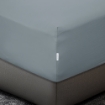 Picture of AKEMI TENCEL™️ Touch Colour Cool Fitted Sheet Set 1050TC - Foggy Blue (Super Single/ Queen/ King)