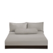 Picture of AKEMI TENCEL™️ Touch Colour Cool Fitted Sheet Set 1050TC - Oatmeal Taupe (Super Single/ Queen/ King)