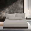Picture of AKEMI TENCEL™️ Touch Colour Cool Fitted Sheet Set 1050TC - Oatmeal Taupe (Super Single/ Queen/ King)