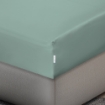 Picture of AKEMI TENCEL™ Lyocell Earnest Fitted Sheet Set 1200TC - Archie Mist Aqua (Super Single/ Queen/ King)