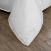 Picture of AKEMI TENCEL™ Lyocell Earnest Quilt Cover Set 1200TC - Dutton Pure White (Super Single/ Queen/ King)
