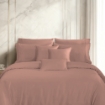 Picture of AKEMI TENCEL™ Lyocell Earnest Quilt Cover Set 1200TC - Dutton Clay Rose (Super Single/ Queen/ King)