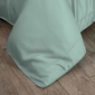 Picture of AKEMI TENCEL™ Lyocell Earnest Quilt Cover Set 1200TC - Archie Mist Aqua (Super Single/ Queen/ King)
