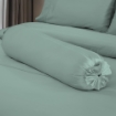 Picture of AKEMI TENCEL™ Lyocell Earnest Quilt Cover Set 1200TC - Archie Mist Aqua (Super Single/ Queen/ King)