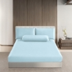 Picture of AKEMI Lyocell Colour Radiant Fitted Sheet Set 900TC - Candy Blue (Super Single/ Queen/ King)