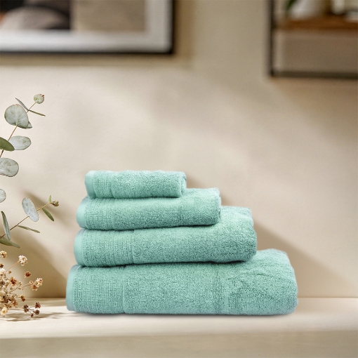 Picture of AKEMI Home Luxe Egyptian Cotton Hand Towel - Aquifer (41cm x 76cm)