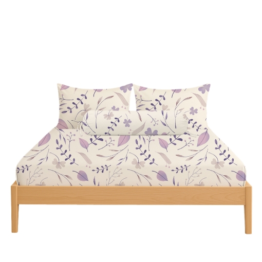 Picture of ai by AKEMI Cheery Collection Fitted Sheet Set 650TC (Super Single/Queen/King) - Aimone