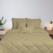 Picture of ai by AKEMI Colourkissed Collection Comforter Set | 100% MicroXT 700TC - Gleam Khaki (Super Single/Queen/King)