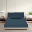 Picture of ai by AKEMI Colourkissed Collection Fitted Sheet Set | 100% MicroXT 700TC - Dusk Teal (Super Single/Queen/King)