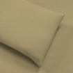 Picture of ai by AKEMI Colourkissed Collection Fitted Sheet Set | 100% MicroXT 700TC - Gleam Khaki (Super Single/Queen/King)